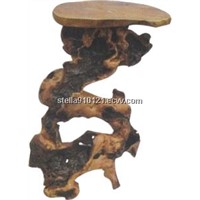 Naturally Hand-made Carved Wooden Root Flower Brackets