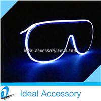 Popular Crazy Party Use Carrera Style El Wire Light Up Sunglasses For Night Club&amp;amp;Eyewear,