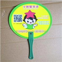 QH-SZ-033 Eco-friendly PP Fan/PP Advertised Plastic Fan/ Plastic Promotion Fan