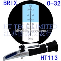 Refractometer brix 0-32%for fruit juice and milk beverages,cutting oil