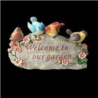 Resin Crafts Decoration Polyresin Welcome Sign