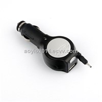 Retractable Car Charger for Nokia N70/6101