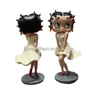 Sexy Girl Resin Figurines as Home Decoration