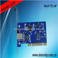 Single E1/T1/J1 pci pstn card compatible with digium card for open source system