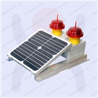 Solar Low-Intensity LED Obstruction Aviation Light, Type B Compliance with Icao and Faa