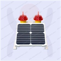 Solar Low-Intensity LED Obstruction Aviation Light Type a Compliance with Icao and Faa