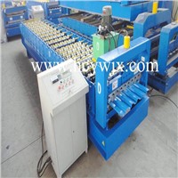 Trapezoid sheet metal roofing tile roll forming machine