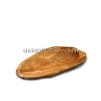 Uniquely Hand-made Carved Wooden Root Fruit Platters