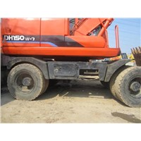 Used Wheel Excavator Doosan DH150W-7/ Doosan Excavator