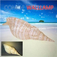 Wholesale Gypsum LED Conch Wall Lamp Incandescent Energy Saving Light