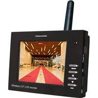 Wireless 3.5 inch cctv test monitor with 150m transmission without block