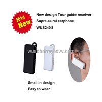 Wireless Digital Ear-hanging Receiver for Tour Guide  System WUS028