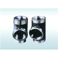 butt-weld alloy steel thick-walled tee pipe fittings manufacturer