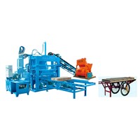 QTY4-20A colorful paving block machine for Mongolia