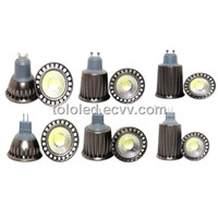 dimmable GU10 GU5.3 led spotlight 7W