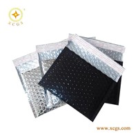 Glamorous Silver Glitter Holographic Bubble Mailers