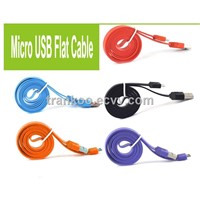 micro USB Flat Data Cable Mobile Phone Data Charger Combo Cable