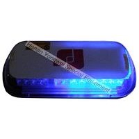 red blue police led warning mini lightbar 12v