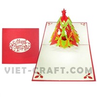 Pop up 3D Christmas handmade pop up greeting card