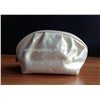 Champagne color PU leather charming cosmetic bag,Beauty perfume bag