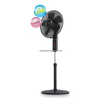 16" plastic stand fan with led panel