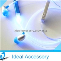 2nd Generation Better Quality Led Flashing Fiber Optic earphone cable