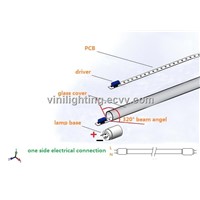 320 Degree Beam Angle 18W T8 LED Tube Light