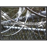 Electro Hot dipped Galvanized Concertina Razor wire for security fence