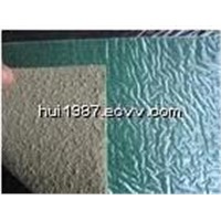 Hard backing heavy latex exhibition carpet with plastic film