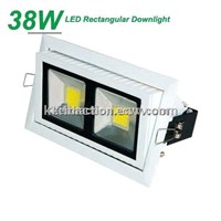High Quality 38W COB rectangular LED downlight 230V With Cool Price!!!