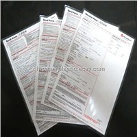 High Quality Plastic Laminated Banknote/QH-SF-001 PVC Plastic Sealed Bank Bills/Sealed color page