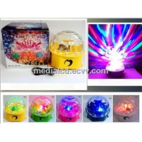 Music LED Crystal Magic Ball Light Stage Magic Lamp Music Speaker