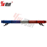 12v red blue police lightbar led