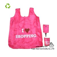 2014 Wholesale Cheap Custom Eco Polyester 190t Foldable Shopping Bag