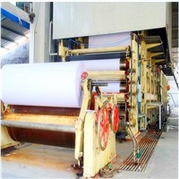 3200mm fourdrinier writing paper making line with 60 tpd