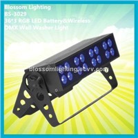 16*3W RGB 3-IN-1 LED Battery&amp;amp;Wireless DMX Wall Washer Light-LED Light (BS-3029)