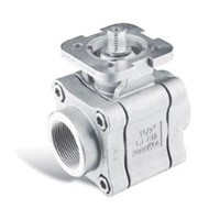 3pc 2000PSI Fire safe Ball Valve with ISO5211 Direct Mounting Pad