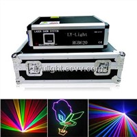 5W RGB5000 animative advertisement full color disco ilda  laser light show systems with flight case