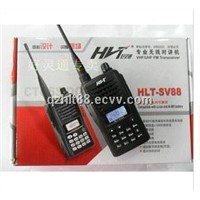 5w VHF/UHF handheld wireless radio two way radio CTCSS/DCS HLT-SV88 Walkie talkie