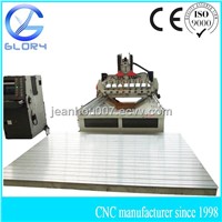 8 Spindles Rotary Axis CNC Engraving Machine