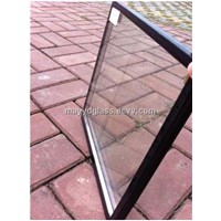 8mm green tempered+9A+8mm clear coated tempered sound-insulated glass for building glass
