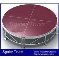 Aluminum assemble stage circle stage round stage