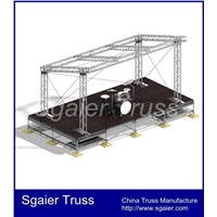 Aluminum Stage Roof Structure Stage Truss China Lighting Truss