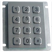 Arabic numeric keypad with dot matrci
