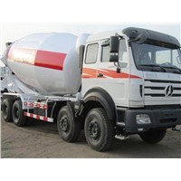 Beiben Cement Mixer Truck / North Benz Truck 12 cbm