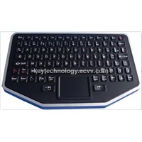Black Dynamic IP68 Desk Top Keyboard  With Touchpad