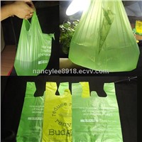 China Custom  Plastic T-shirt Bag with Factory Price