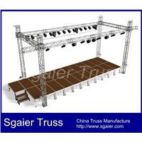 China mobile stage aluminum wedding stage