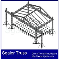 China stage roof aluminum truss