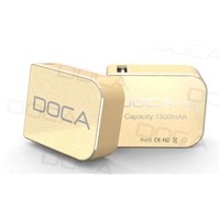 DOCA D108 mini gift portable charger 1800mah power bank elegant style